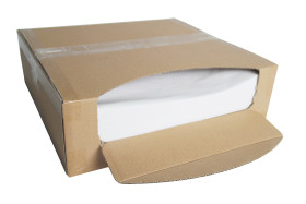 Chusteczki rozmiar 380 x 410mm RS PRO Czyszczenie ogólne Na sucho 300-szt. Chusteczki uniwersalne Pudełko