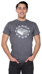Pololu Zumo T-Shirt: Charcoal Gray, Adult XXXL