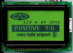 LCD-AG-128064H-YHY Y/G-E6