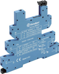 Finder 93.64.0.024 Gniazdo przekaźnika pałąk, dioda LED, EMC obwodu tłumiącego Pasuje do przekaźników serii: Finder seri