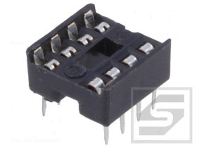 Podstawka 8 PIN zwykła; CONNECTAR; L-60szt.;SINC109-08AT1NX-0B2; RoHS