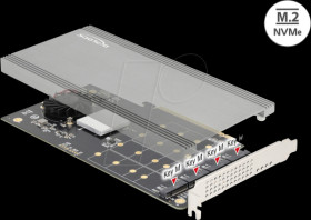 89044 PCIe x16 &gt; 4x internal NVMe M.2 Key M