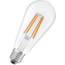 OSRAM 4099854235634 LED LAMPS FILAMENT CLASSIC EDISON 3.8W 827 Clear E27 Bulb