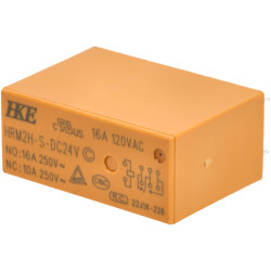 R-TECH 616301 RT14FW High Sensitivity PCB Power Relay, SPDT 24VDC 16A