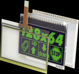 EA TOUCH160-1 Touch panel for DOGXL 160-7, analog, for gluing on