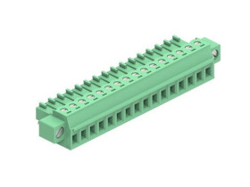 3.81MM EURO PLUG RA ME GRN 16CKT