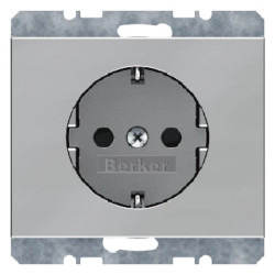 K.5 Gniazdo SCHUKO z podwyższoną ochroną styków stal szlachetna 47357004