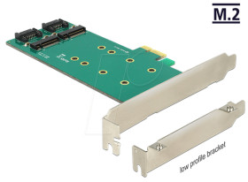 89473 PCI Express Card > 2 x M.2 to SATA