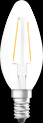 4058075115255 LED bulb E14, 2,8 W, 250 lm, 2700 K, filament