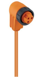 RKW 30-01/5 M, przewód ze złączem żeńskim 3 stykowym, gwint 7/8"-16UNF-2B, DeviceNet, LUMBERG 13758