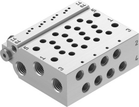 Listwa przyłączeniowa FESTO VABM-L1-10HW-G18-4 566608 Listwa przyłączeniowa VABM-L1-10HW-G18-4 Listwa rozdzielacza VABM