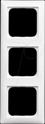 1723-914 Cover frame, balance® SI 3-gang, alpine white