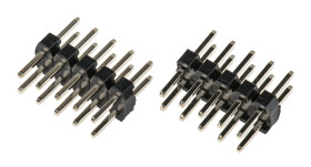 Złącze szpilkowe 10-pinowe raster: 2.0mm 2-rzędowe HARWIN Przewlekany 1.0A