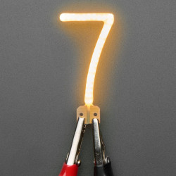 Number LED Filament - Warm White "7"