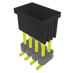 Wtyk PCB 8-pinowe raster: 2.54mm 2-rzędowe Samtec Montaż powierzchniowy
