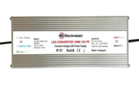 CV LED Power Supply 150W PF0.9 12V IP67 - 980150001200396 - Zasilacz stałonapięciowy