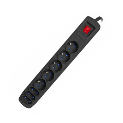 Filtr komp R8 3m czarny Listwa przepięć ARMAC bepiecz.+warystor