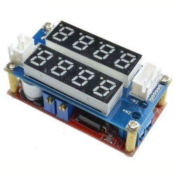 Przetwornica StepDown 5A - 1.3V-30V, XL4015E - z miernikiem prądu i napięcia (woltomierz i amperomierz)