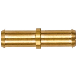 Hose connection nozzle, L 14 mm, 10 bar, brass, for hose, 133400