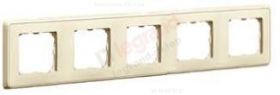 Cariva krem ramka pięciokrotna