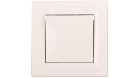 Łącznik Asfora Pojedynczy Zaciski Śrubowe Kremowy Z Ramką Eph0100323