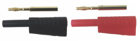 Złącze bananowe Męski typ Złącze testowe Czarny/czerwony 10A RS PRO rozmiar 2mm