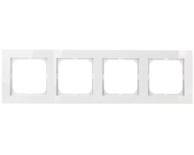 AS Ramka poczwórna biała R-4G/00