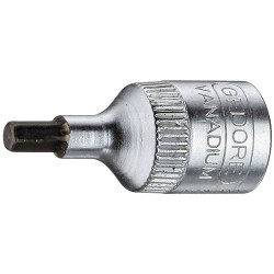 Gedore 1707736 Screwdriver Bit 1/4&quot; Internal Hexagon 2.5 mm
