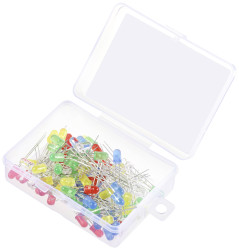 Dioda LED THT TRU COMPONENTS TC-11441752, 5 mm, 90 mcd, 420 mcd, 2180 mcd, 19000 mcd, 100 szt.