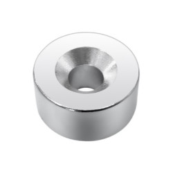 Magnes neodymowy, typ: Pierścień, mocowanie: Otwór, dł.: 10mm, gr.: 3mm