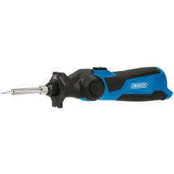 Draper 03861 Cordless Pivoting Head 12V Soldering Iron (Sold Bare)-03861