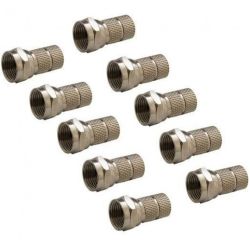 Wtyk antenowy F nakręcany 7,0mm na przewód YWDXpek Komplet 10szt.