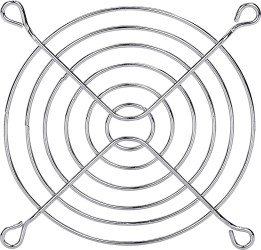 TRU COMPONENTS TC-MG110 Metalowa kratka wentylatora TRU COMPONENTS TC-MG110, TC-13375924, (S x W) 110 mm x 110 mm