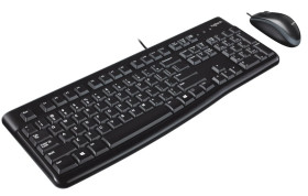 Zestaw klawiatura + mysz Logitech MK120 920-002562 (membranowa USB 2.0 (US) kolor czarny optyczna 1000 DPI)