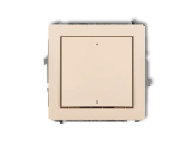 DECO Wyłącznik 2-biegunowy beżowy 1DWP-9 KARLIK