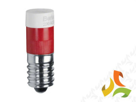 Żarówka dioda LED do sygnalizatora świetlnego E10 czerwony 167801 HAGER