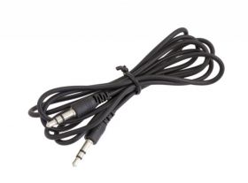 KABEL AUDIO JACK 3,5MM 1,2M BLACK