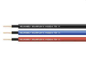 Kabel fotowoltaiczny Helukabel SOLARFLEX-X H1Z2Z2-K 1x95 SW 11022082-100, 1 x 95 mm², 100 m