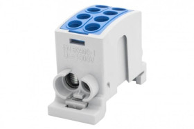 Zacisk odgałęźny HLK 100A-2 (1x25,1x16 / 1x25,1x16) Al/Cu - niebieski