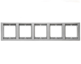 Berker K.5 Ramka pięciokrotna pionowa stal szlachetna nierdzewna 13537004