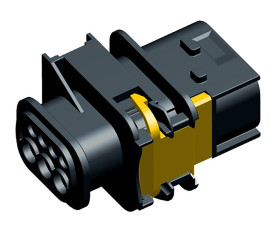Złącze samochodowe 7-pinowe TE Connectivity 2-rzędowe Męski HDSCS Wciskane Obudowa złącza samochodowego
