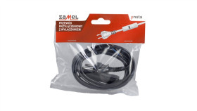 Przewód Przyłączeniowy Z Wyłącznikiem 300Cm Czarny Sp/W-300/2X0,75/Wor-Czn...