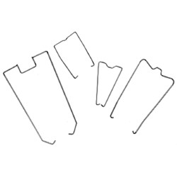 Zacisk ustalający, 700-HN, Metal, do użycia z: 700-HN100, gniazda 700-HN101, przekaźniki synchronizacji 700-HR