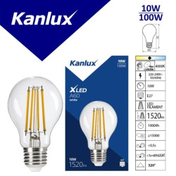 Żarówka LED E27 XLED A60 10W-NW 1520lm 4000K barwa neutralna 29606