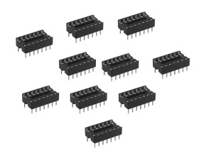 Opencircuit IC socket 14 pins - 10 pcs