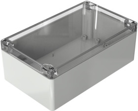 PC enclosure, (L x W x H) 200 x 120 x 75 mm, gray (RAL 7035), IP66, 331220080