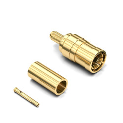 Złącze koncentryczne Montaż na kablu Męski 50Ω typ złącza Złącze SMB Połączenie zagniatane typ kabla RG316