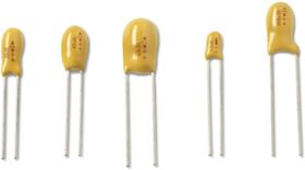 ETQW Resin-Coated, Radial-Lead Solid Tantalum Capacitors