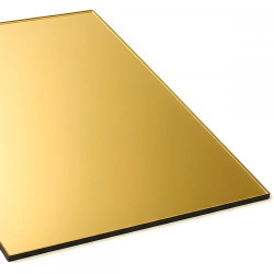 Plexi lustrzana złota 2mm formatka 1200×1200mm 120×120cm – akryl do obróbki laserowej