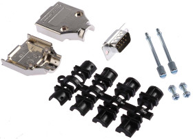 Złącze D-Sub 9-pinowe Kątowe Cyna